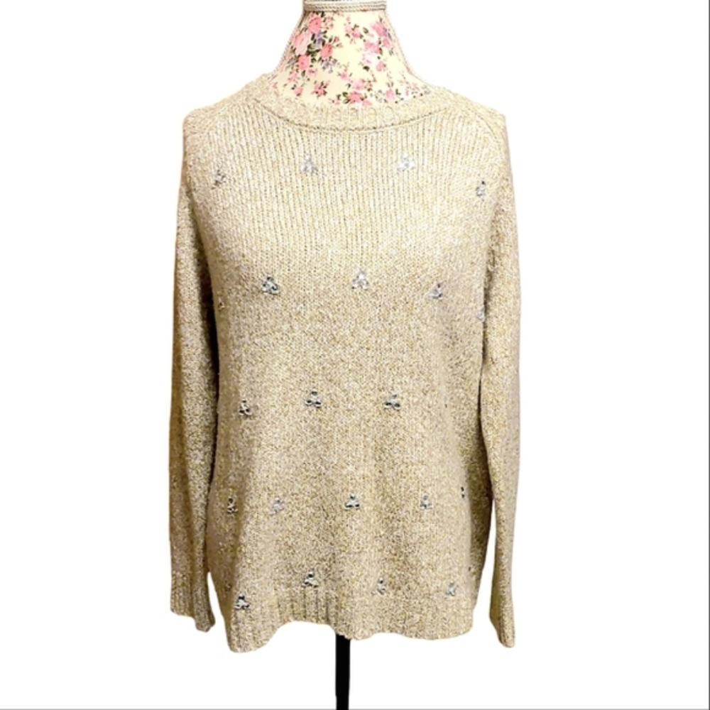 Kensie jeweled sweater